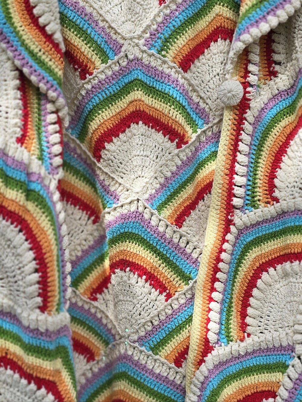 Chasing Unicorns Forever More Crochet Coat heirloom piece - Picture 11 of 17